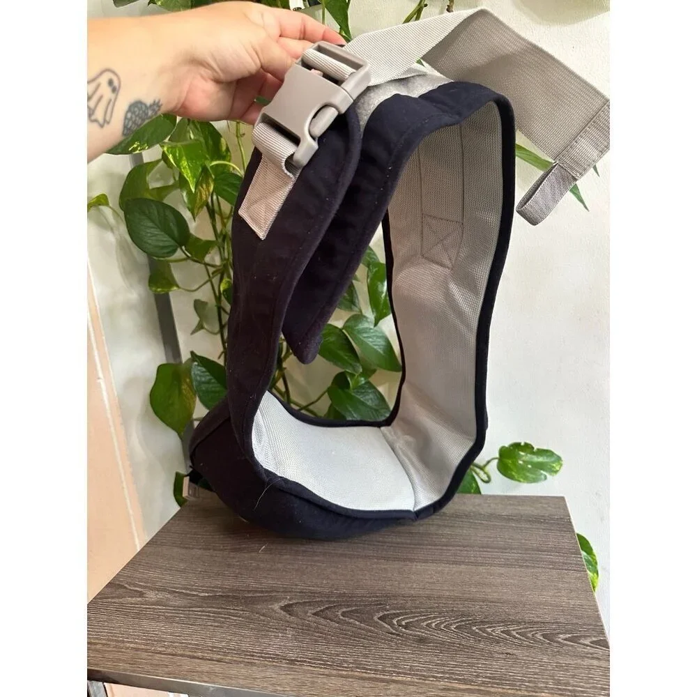 Glisoo Black Cotton Support Belt with Pouch